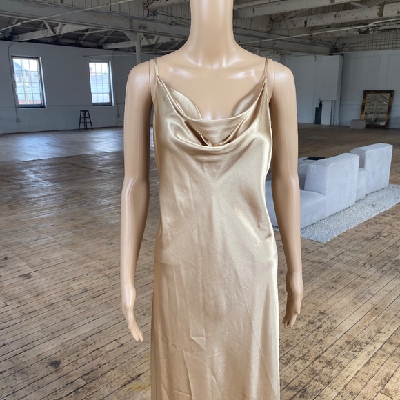 Vintage Early 2000s "La Vie En Rose" Maxi Slip Dress - Picture 4 of 9